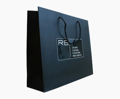 logo sport uv varnished paper bag